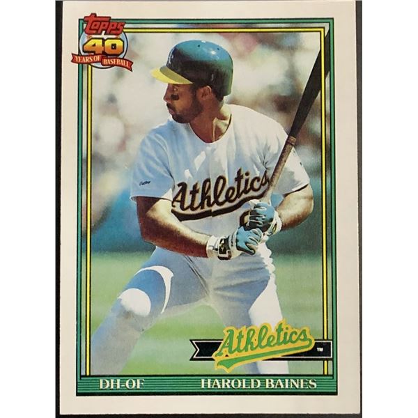 1991 TOPPS HAROLD BAINES (HOF)