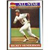 Image 1 : 1991 TOPPS RICKEY HENDERSON (HOF)