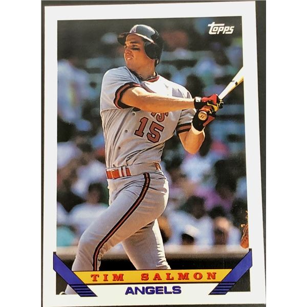 1993 TOPPS TIM SALMON ROOKIE CARD