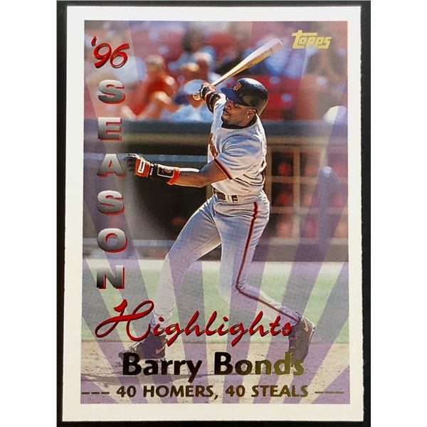 1997 TOPPS BARRY BONDS