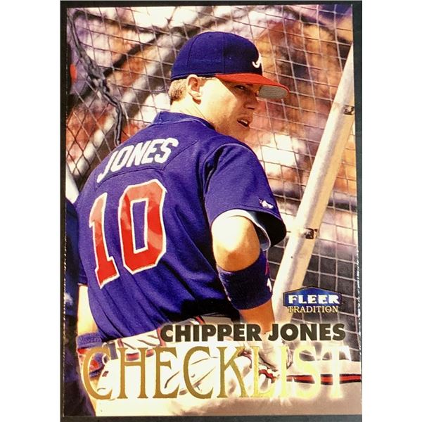 1998 FLEER CHIPPER JONES (HOF)