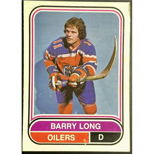 1975-76 O-PEE-CHEE W.H.A. BARRY LONG ROOKIE CARD