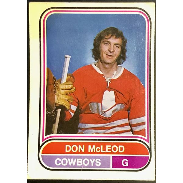 1975-76 O-PEE-CHEE W.H.A. DON McLEOD