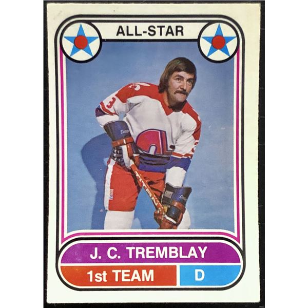 1975-76 O-PEE-CHEE WHA J.C. TREMBLAY