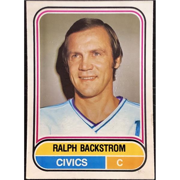 1975-76 O-PEE-CHEE WHA RALPH BACKSTROM
