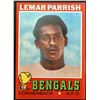 Image 1 : 1971 TOPPS LEMAR PARRISH ROOKIE CARD