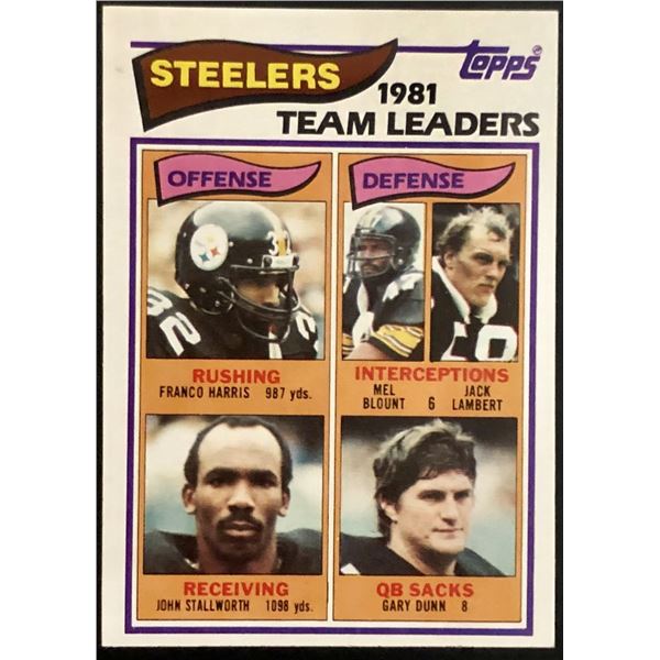 1982 TOPPS FRANCO HARRIS (HOF)