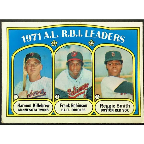 1972 O-PEE-CHEE HARMON KILLEBREW / FRANK ROBINSON (HOF)