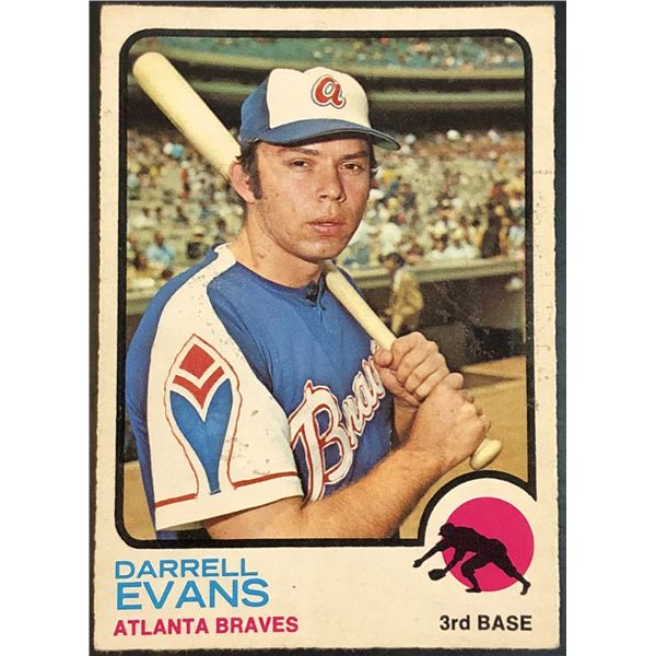 1973 O-PEE-CHEE DARREL EVANS
