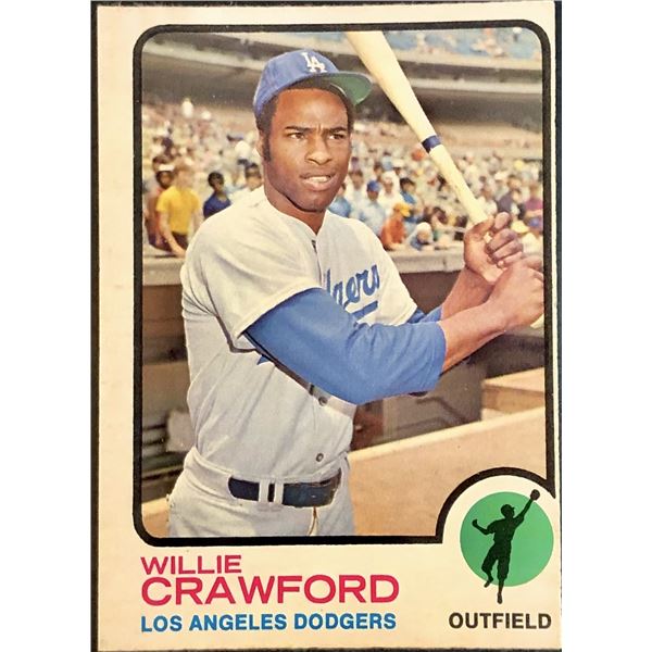 1973 O-PEE-CHEE HIGH NUMBERS WILLIE CRAWFORD