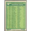 Image 2 : 1977 TOPPS MONTREAL EXPOS