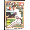 1978 O-PEE-CHEE DAVE ROZEMA ROOKIE CARD