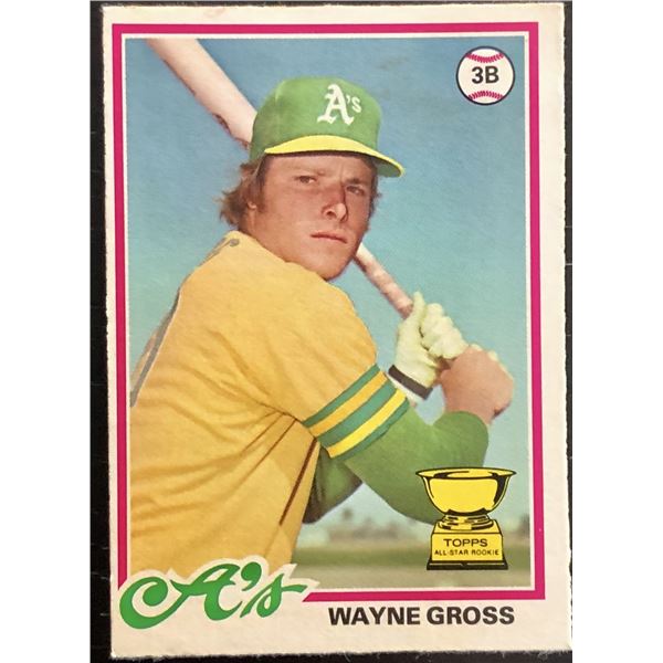 1978 O-PEE-CHEE WAYNE GROSS ROOKIE CARD