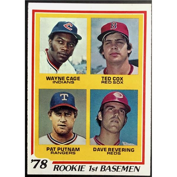 1978 TOPPS DAVE REVERING ROOKIE CARD