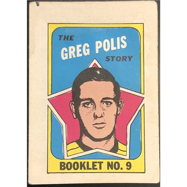 1971-72 O-PEE-CHEE GREG POLIS