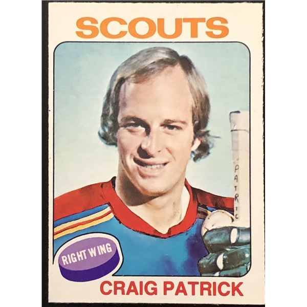 1975-76 O-PEE-CHEE CRAIG PATRICK (HOF)