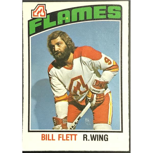 1976-77 O-PEE-CHEE 'COWBOY' BILL FLETT