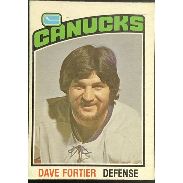 1976-77 O-PEE-CHEE DAVE FORTIER