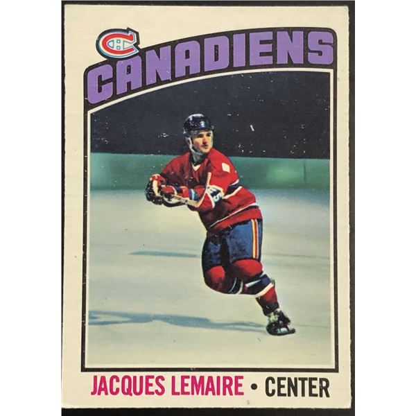 1976-77 O-PEE-CHEE JACQUES LEMAIRE (HOF)