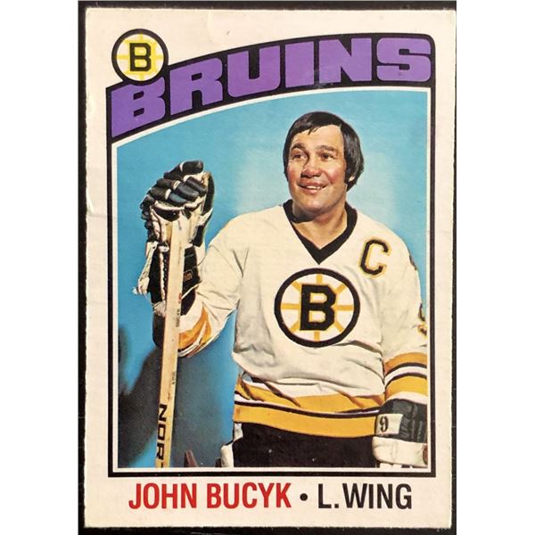 1976-77 O-PEE-CHEE JOHNNY BUCYK (HOF)