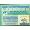 Image 2 : 1976-77 O-PEE-CHEE RALPH KLASSEN ROOKIE CARD