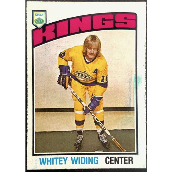 1976-77 O-PEE-CHEE WHITEY WIDING