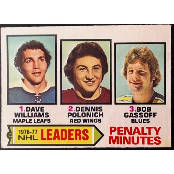 1977-78 O-PEE-CHEE DAVE 'TIGER' WILLIAMS