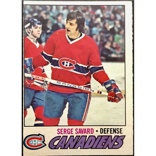 1977-78 O-PEE-CHEE SERGE SAVARD (HOF)