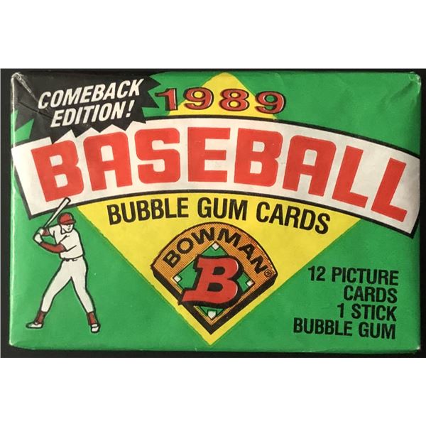 1989 BOWMAN BASEBALL WAX PACK