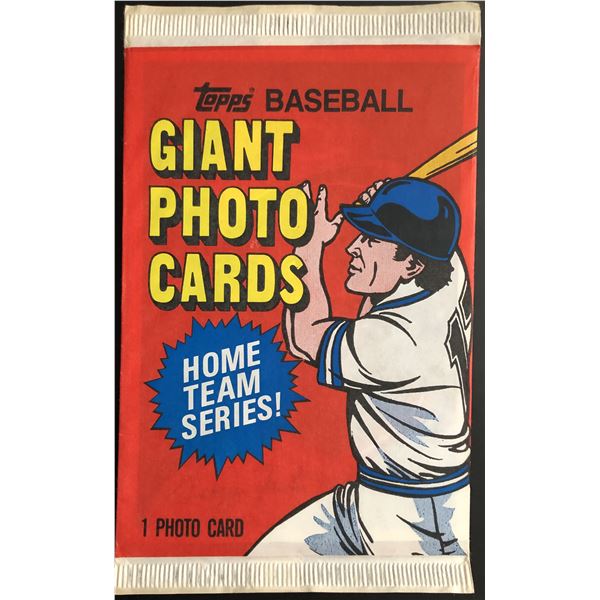 1981 TOPPS GIANT BASEBALL PHOTO CARD PACK