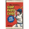 1981 TOPPS GIANT BASEBALL PHOTO CARD PACK