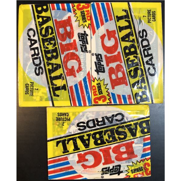 1989 TOPPS BIG BASEBALL FOIL PACKS (3)