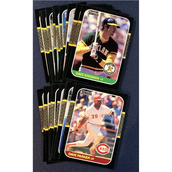 1987 DONRUSS BASEBALL COLLECTION - 25 CARDS