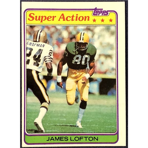 1981 TOPPS JAMES LOFTON (HOF)