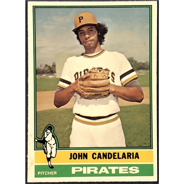 1976 O-PEE-CHEE JOHN CANDELARIA ROOKIE CARD