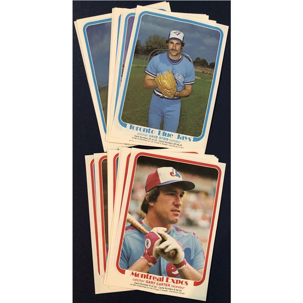 1981 O-PEE-CHEE BASEBALL INSERT POSTER COMPLETE SET
