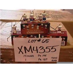 S/6 I LOVE SMORES ORNAMENTS