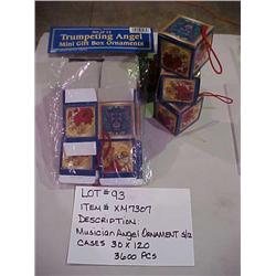 MUSICAN ANGEL S/12 ORNAMENT