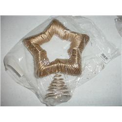 GOLD STAR TREE TOPPER