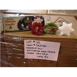 S/3 FLOATING XMAS CANDLE