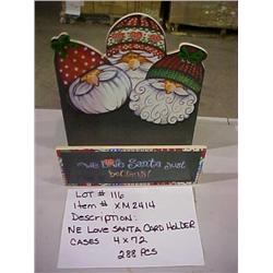 WE LOVE SANTA CARD HOLDER