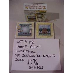 S/2 CERAMIC TILE MAGNET