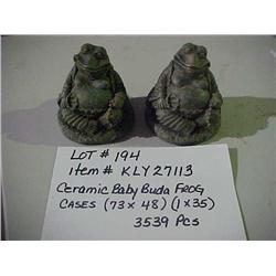 CERAMIC BABY BUDDA FROG