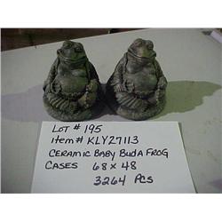 CERAMIC BABY BUDDA FROG