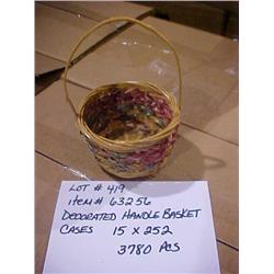 DECORTED HANDLE BASKET