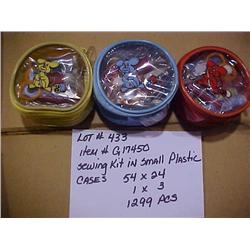 SEWING KIT IN SMALL PLAST