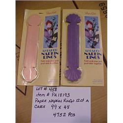 PAPER NAPKIN RINGS 12CT A