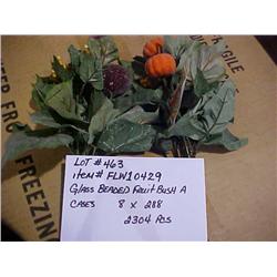 GLASS BEADED FRUIT BUSH A