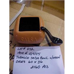 TOBASCO SALSA BOWL W/ SPOO