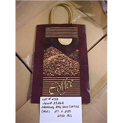 SHOPPING BAG SAYS COFFEE
